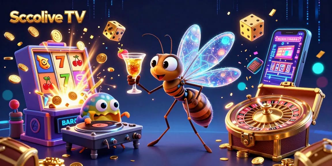 Experience Socolive TV's electrifying casino vibes with dynamic gaming characters and thrilling elements.