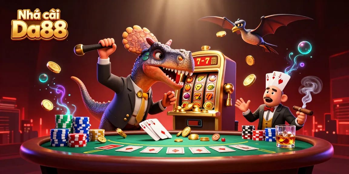 Engage in thrilling wins at Nhà cái Da88 with jackpot celebrations and lively casino scenes.