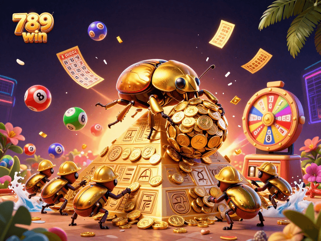 Join the excitement at 789win with vibrant casino elements and dynamic lottery games!