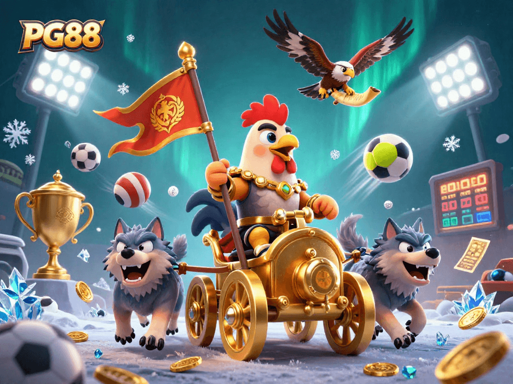 Experience thrilling gameplay with PG88's dynamic sports betting action, featuring vibrant 3D characters.
