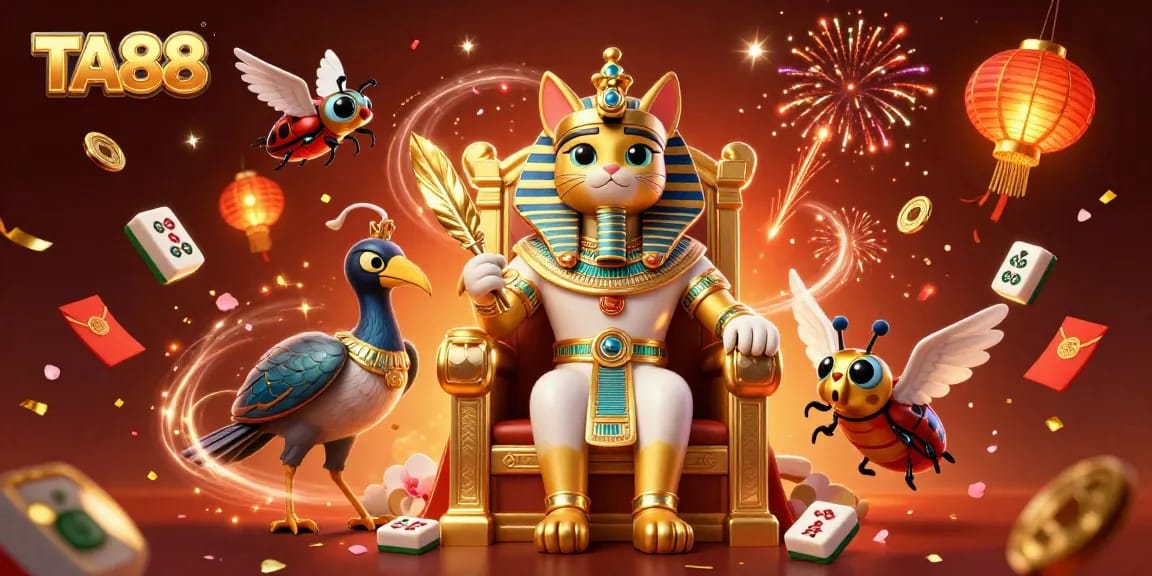 Experience thrilling wins at TA88 with vibrant games, celebrating in a dynamic casino atmosphere.