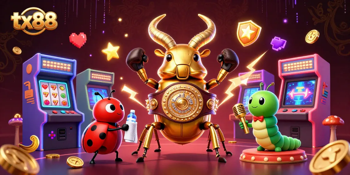 Join the action with tx88, featuring a vibrant battle scene in a dynamic casino setting.