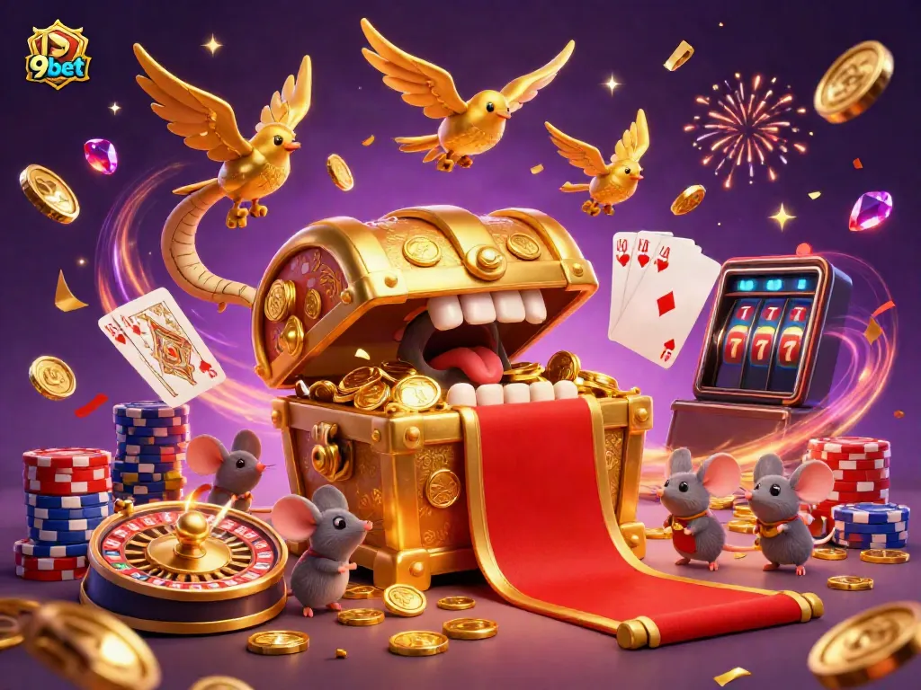 Experience thrilling victories at 9bet with an enchanting treasure hunt filled with riches and casino excitement.