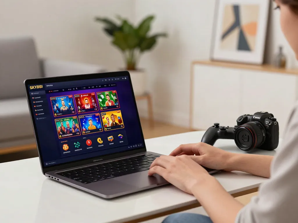 Engaging gameplay on SKY88 platform showcasing vibrant casino games and sports betting.