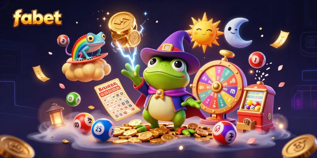 Experience the excitement of fabet with vibrant 3D casino characters and dynamic game elements.