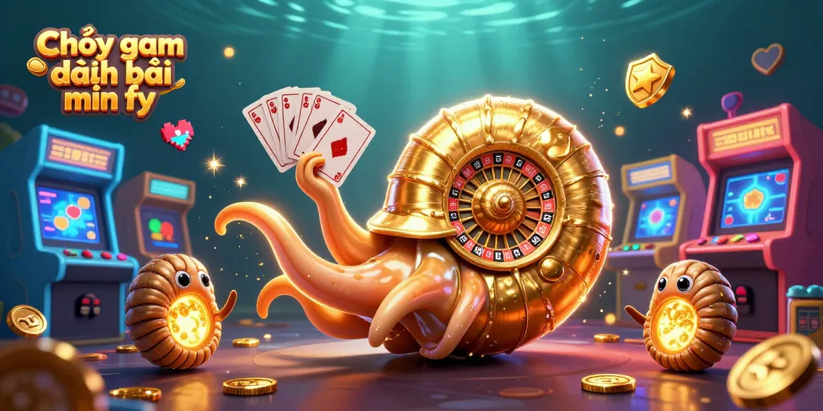 Experience Chơi game đánh bài miễn phí with a vibrant scene of colorful games and winning cards.