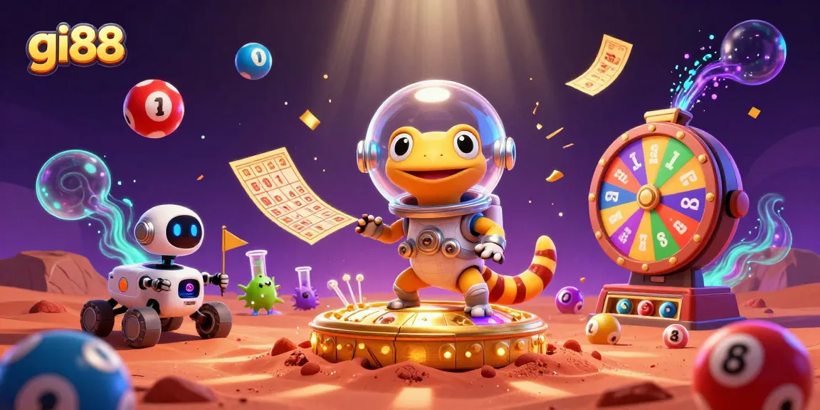 Experience thrilling winnings with gi88 at a vibrant, dynamic casino scene illustrated with exciting game elements.