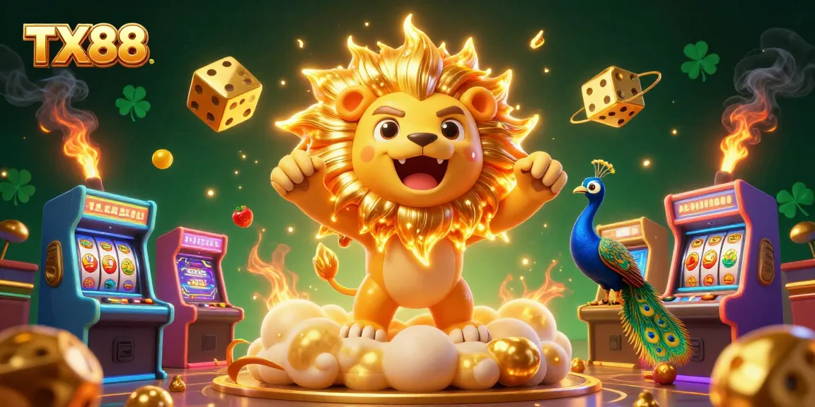 Experience thrilling gameplay at TX88 with vibrant casino elements and colorful characters.