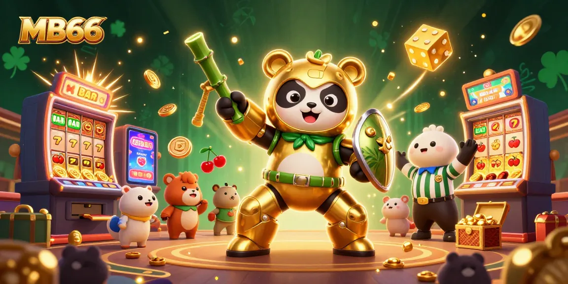 MB66 showcases a thrilling casino scene with exciting games, bursting jackpots, and vibrant activities.
