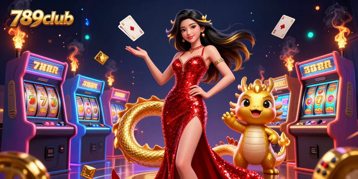 Engage with the vibrant gameplay of 789club through a captivating casino illustration.