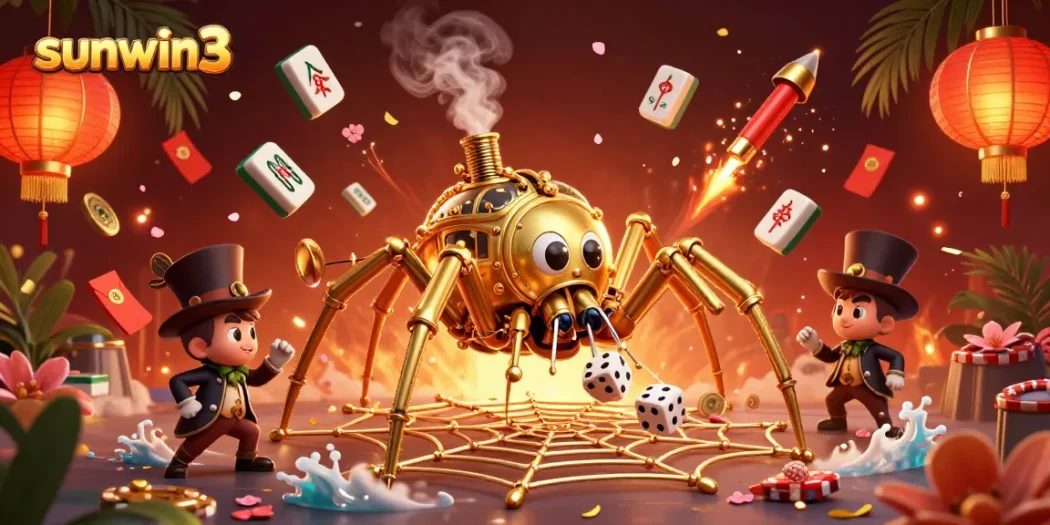 Experience the thrill of sunwin3 with dynamic casino characters and vibrant gaming elements.